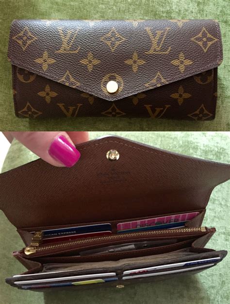 replica sarah louis vuitton wallet